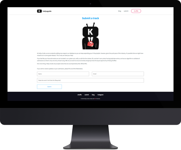 K-Pop Submission Form